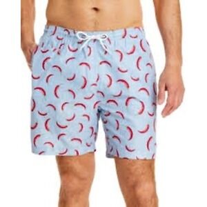 TRUNKS Men's Swim Trunks, Hot Pepper Bathing Suit, Fun Swim Trunks, Size XL